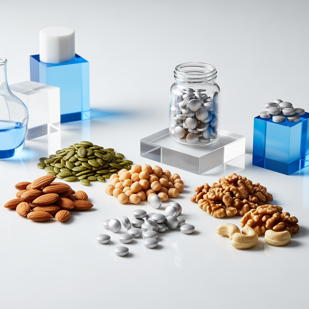 Zinc supplements and nutrient-rich foods in a minimal scientific setting