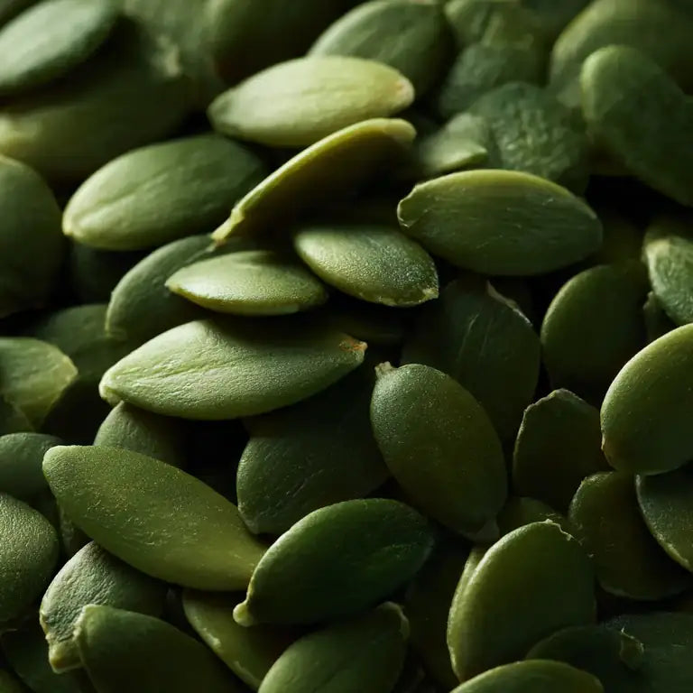 Pumpkin seeds representing a natural source of magnesium