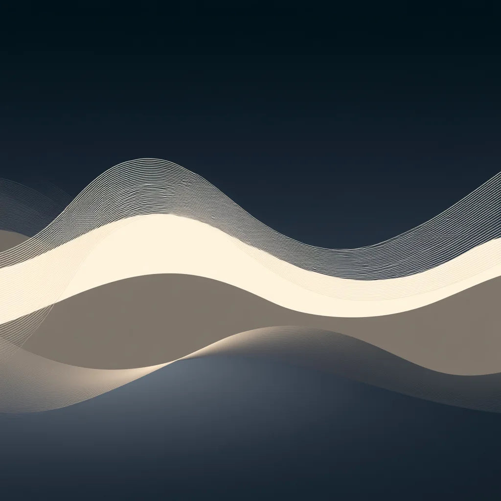 Abstract visualization representing overnight physical recovery