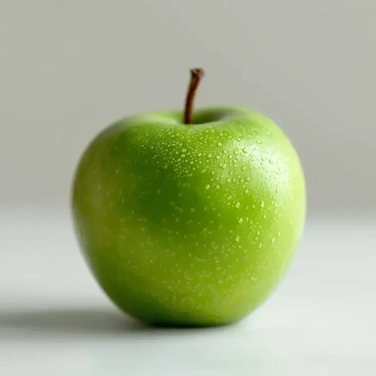 Green apple representing malic acid used in magnesium malate